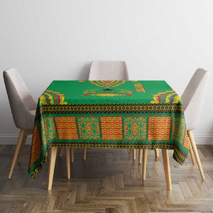 Personalised Afro Guinea Bissau Tablecloth Dashiki With Coat Of Arms