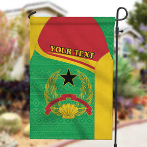 Personalised Afro Guinea Bissau Garden Flag Coat Of Arms Mix African Pattern