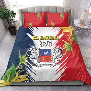 Afro Ra Hachiri 976 Bedding Set Coat Of Arms France Flag Style