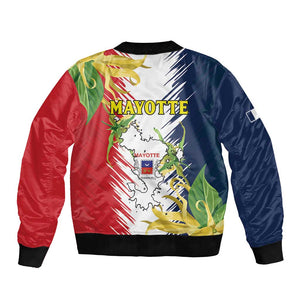 Afro Ra Hachiri 976 Bomber Jacket Coat Of Arms France Flag Style