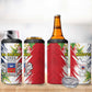 Afro Ra Hachiri 976 4 in 1 Can Cooler Tumbler Coat Of Arms France Flag Style