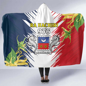 Afro Ra Hachiri 976 Hooded Blanket Coat Of Arms France Flag Style