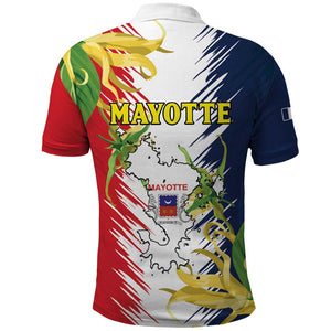 Afro Ra Hachiri 976 Polo Shirt Coat Of Arms France Flag Style
