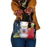 Afro Ra Hachiri 976 Shoulder Handbag Coat Of Arms France Flag Style