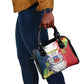 Afro Ra Hachiri 976 Shoulder Handbag Coat Of Arms France Flag Style