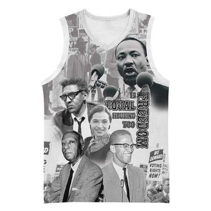 African-American History Month Basketball Jersey Civil Rights Leaders LT15