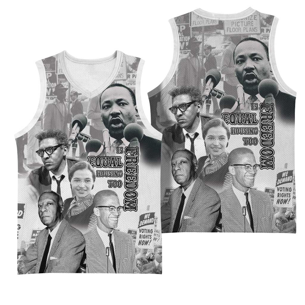 African-American History Month Basketball Jersey Civil Rights Leaders LT15