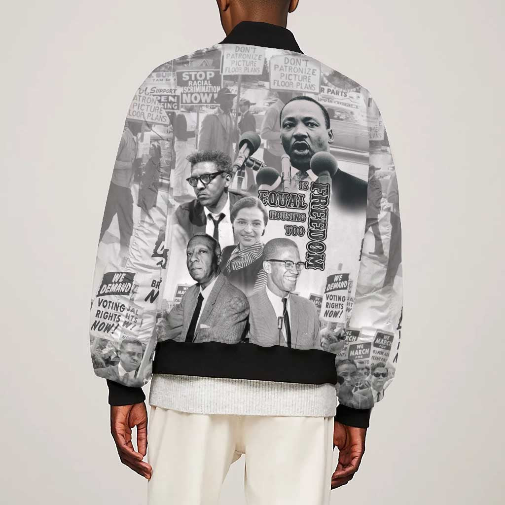 African-American History Month Bomber Jacket Civil Rights Leaders
