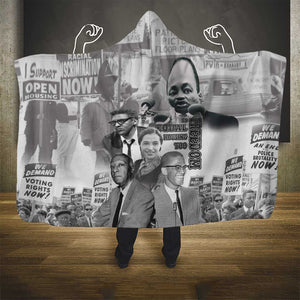 African-American History Month Hooded Blanket Civil Rights Leaders
