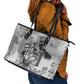 African-American History Month Leather Tote Bag Civil Rights Leaders