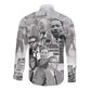African-American History Month Long Sleeve Button Shirt Civil Rights Leaders