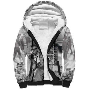 African-American History Month Sherpa Hoodie Civil Rights Leaders