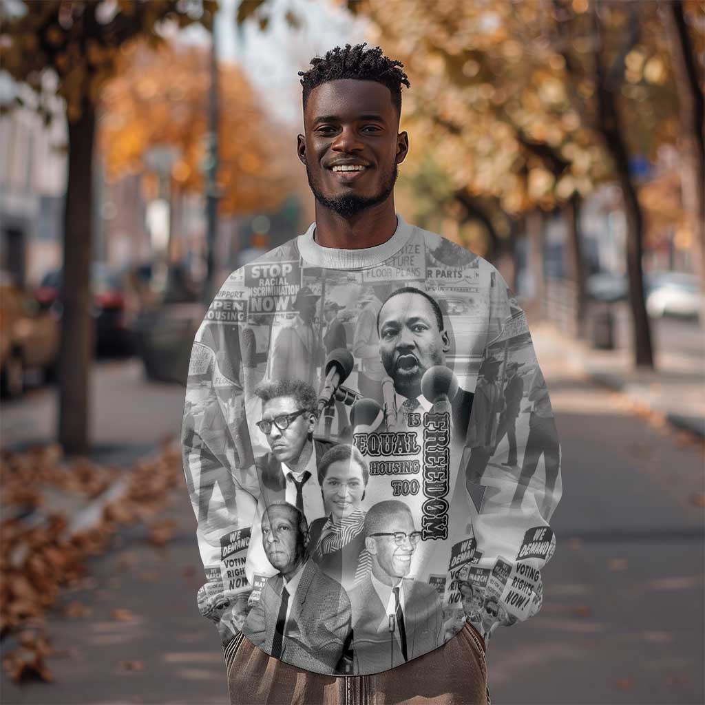 African-American History Month Sweatshirt Civil Rights Leaders