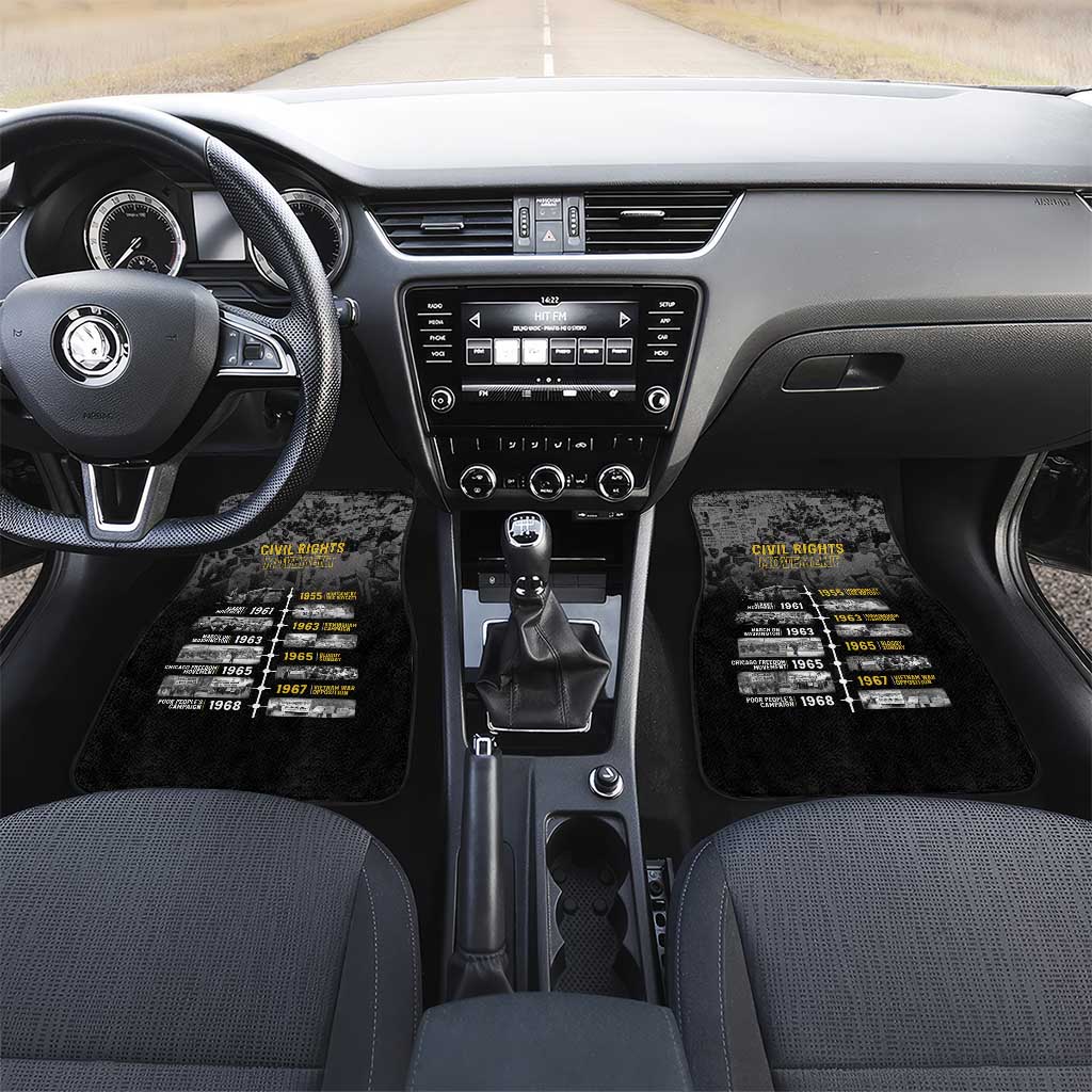 African-American History Month Car Mats Civil Rights Movement