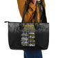 African-American History Month Leather Tote Bag Civil Rights Movement