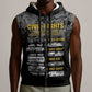 African-American History Month Sleeveless Zip Hoodie Civil Rights Movement - African Pride