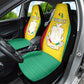 Personalised Afro Guinea Car Seat Cover Coat Of Arms Flag Style