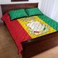 Personalised Afro Guinea Quilt Bed Set Coat Of Arms Flag Style