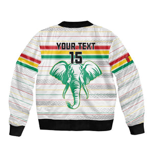 Custom Afro Guinee Football Bomber Jacket Go Syli National
