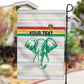 Custom Afro Guinee Football Garden Flag Go Syli National