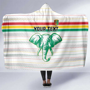 Custom Afro Guinee Football Hooded Blanket Go Syli National