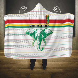 Custom Afro Guinee Football Hooded Blanket Go Syli National