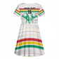 Custom Afro Guinee Football Kid Short Sleeve Dress Go Syli National