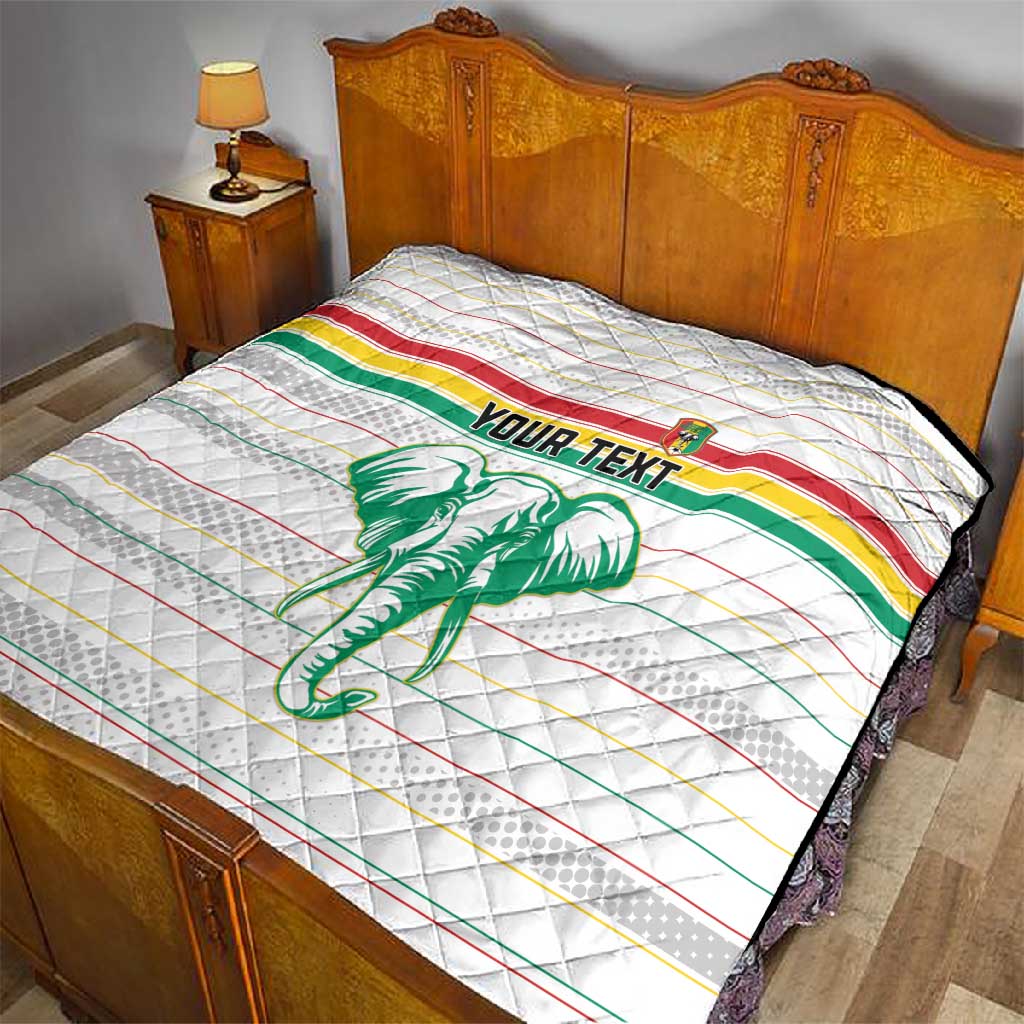 Custom Afro Guinee Football Quilt Go Syli National