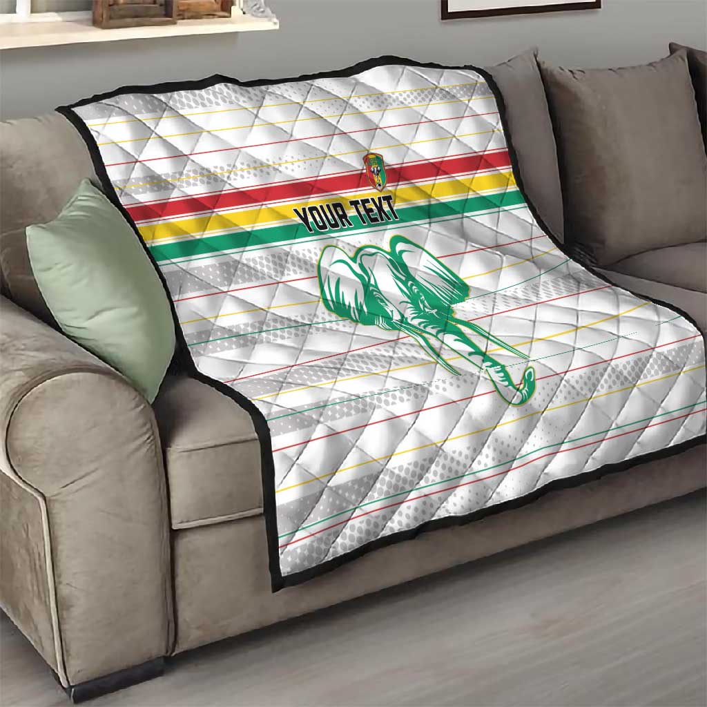 Custom Afro Guinee Football Quilt Go Syli National