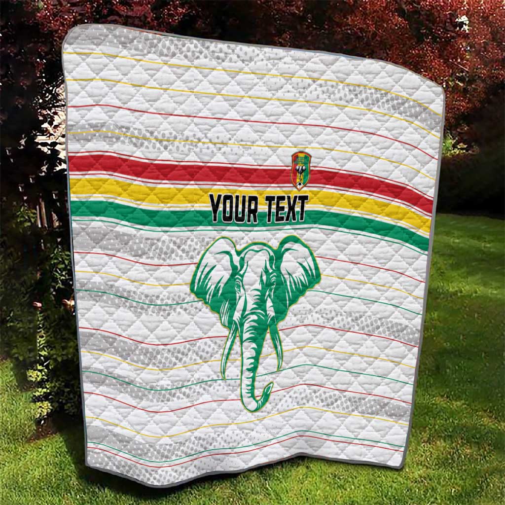 Custom Afro Guinee Football Quilt Go Syli National