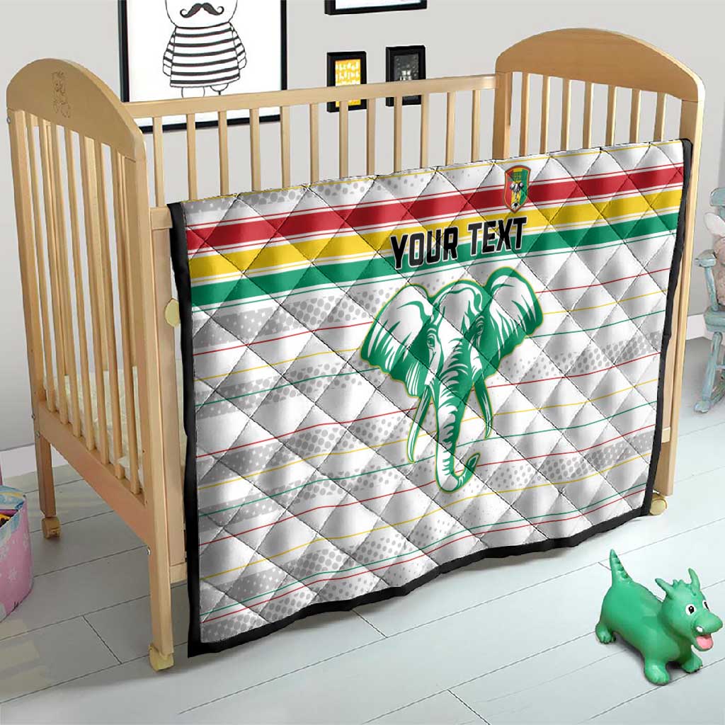 Custom Afro Guinee Football Quilt Go Syli National