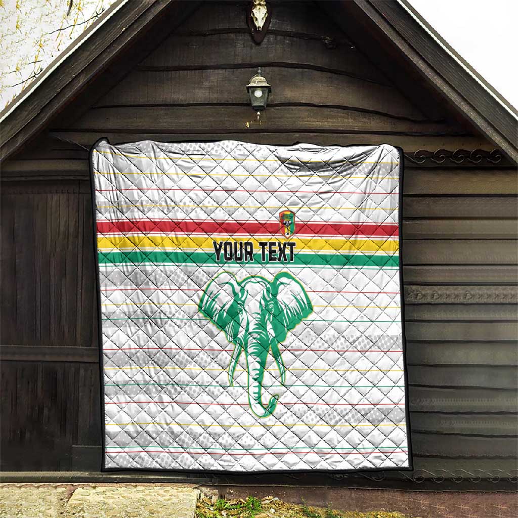 Custom Afro Guinee Football Quilt Go Syli National