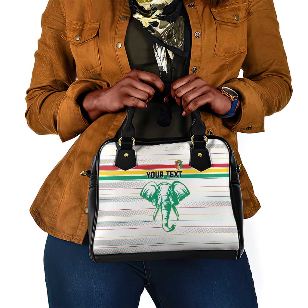 Custom Afro Guinee Football Shoulder Handbag Go Syli National