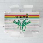 Custom Afro Guinee Football Tablecloth Go Syli National