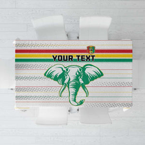 Custom Afro Guinee Football Tablecloth Go Syli National