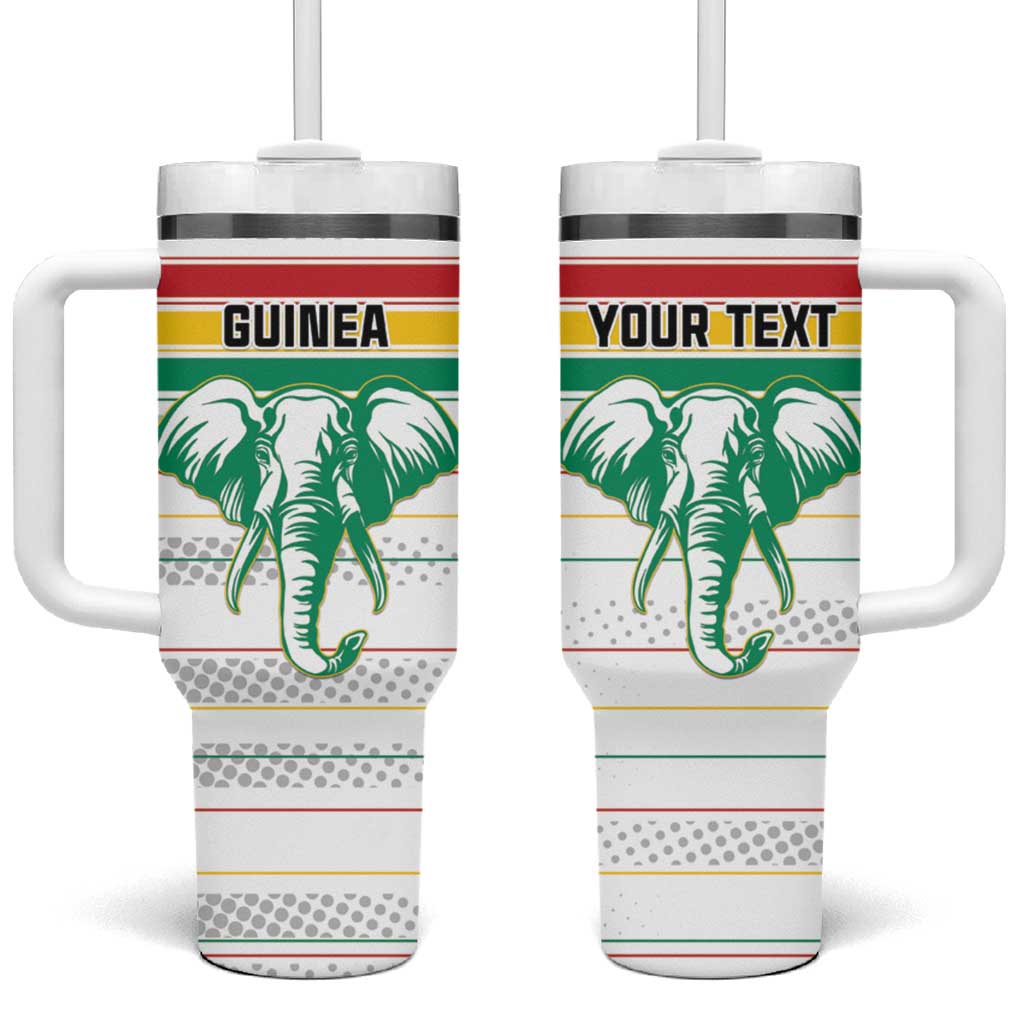 Custom Afro Guinee Football Tumbler With Handle Go Syli National