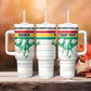 Custom Afro Guinee Football Tumbler With Handle Go Syli National