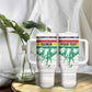 Custom Afro Guinee Football Tumbler With Handle Go Syli National
