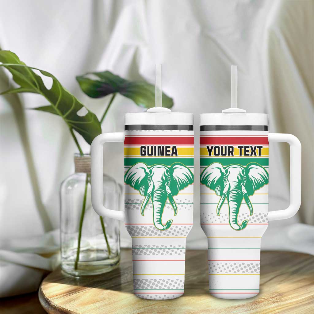 Custom Afro Guinee Football Tumbler With Handle Go Syli National