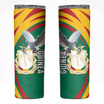 Guinea Skinny Tumbler Coat Of Arms With Pigeon - Kente Pattern