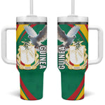 Guinea Tumbler With Handle Coat Of Arms With Pigeon - Kente Pattern