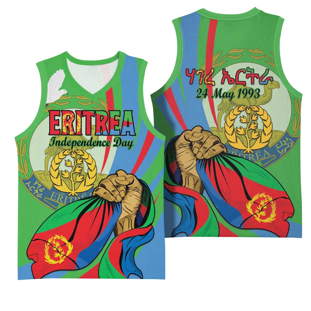 Happy Eritrea Independence Day Basketball Jersey 34th Anniversary LT15