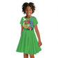 Happy Eritrea Independence Day Kid Short Sleeve Dress 34th Anniversary
