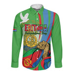 Happy Eritrea Independence Day Long Sleeve Button Shirt 34th Anniversary