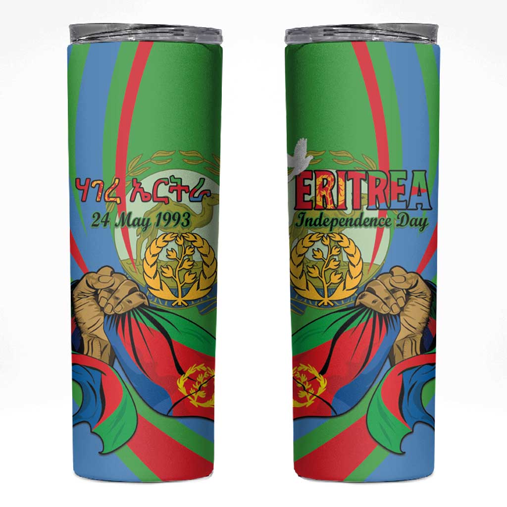 Happy Eritrea Independence Day Skinny Tumbler 34th Anniversary