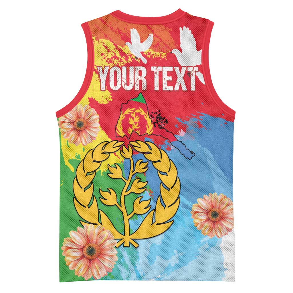 Personalised Eritrea Basketball Jersey Happy Independence Day LT15