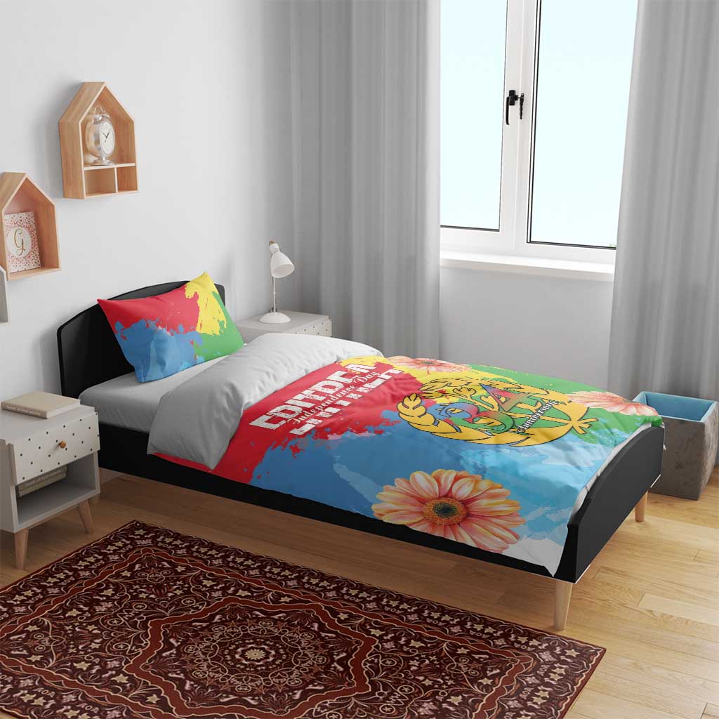 Eritrea Bedding Set Happy Independence Day