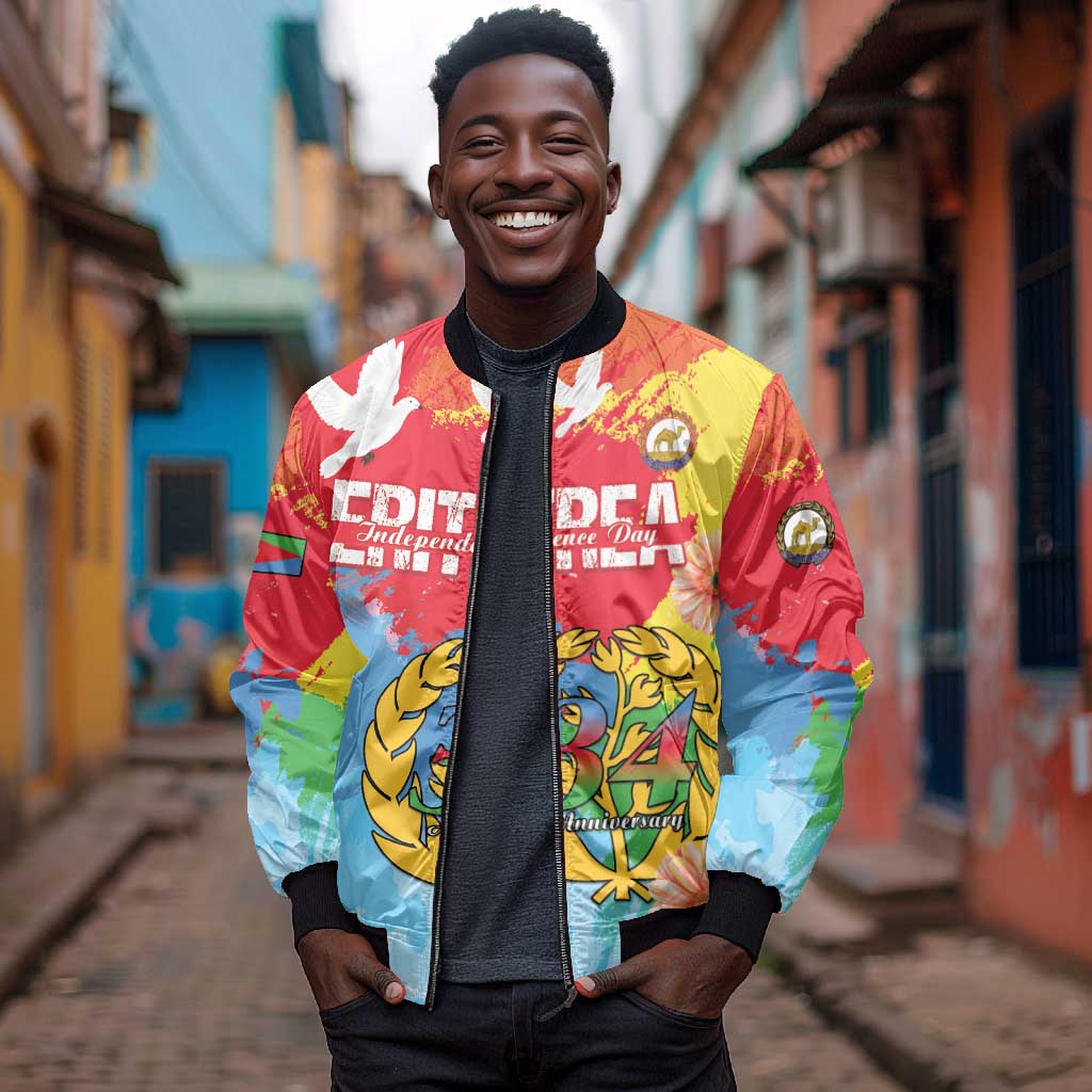 Personalised Eritrea Bomber Jacket Happy Independence Day