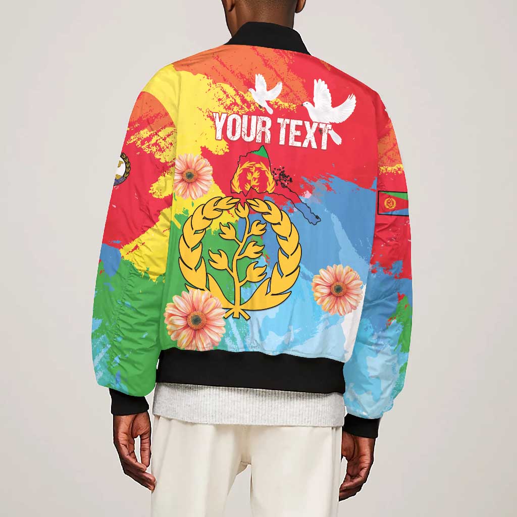 Personalised Eritrea Bomber Jacket Happy Independence Day