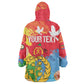Personalised Eritrea Wearable Blanket Hoodie Happy Independence Day